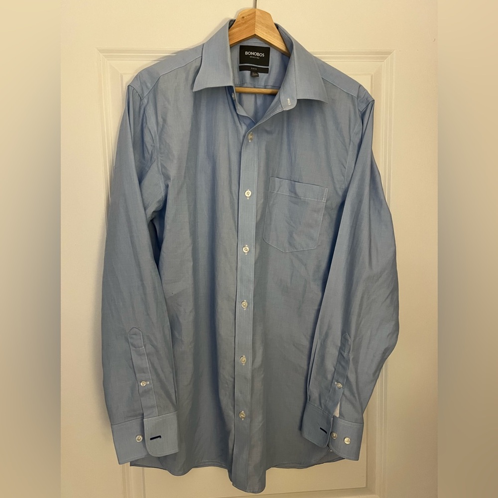 Bonobos Light Blue Button Down Shirt